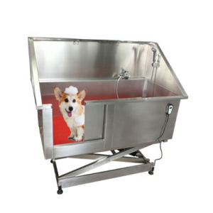 Veterinary-Dog-Bath-Tub-Stainless-Steel-Electric-Lifting-Dog-Bathtub